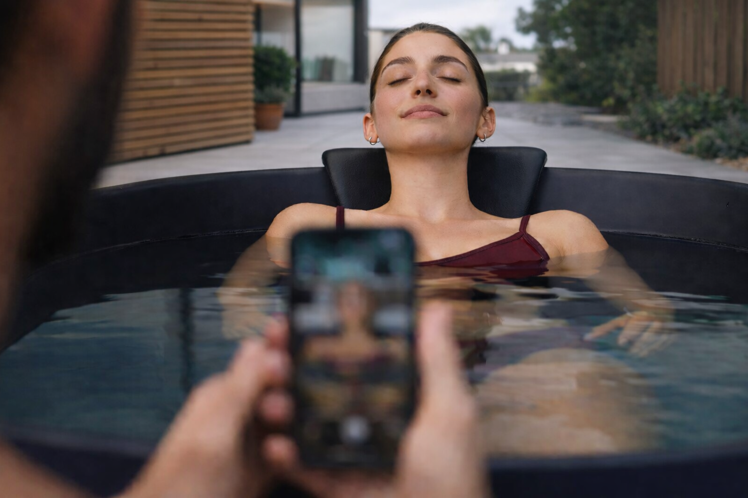 Cold plunge experience